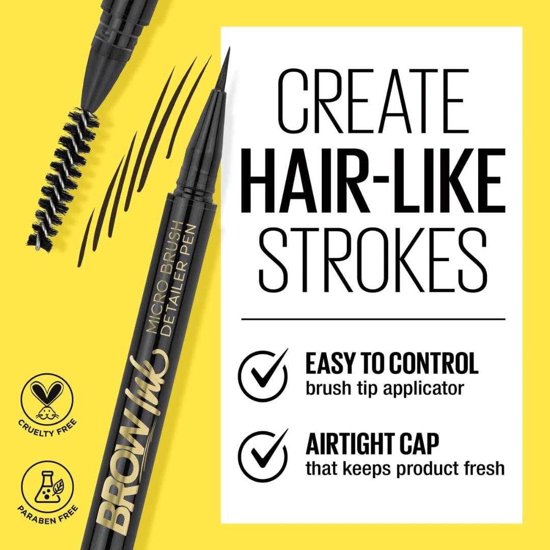 Brow Ink Micro Brush Detailer Pen LA Girl
