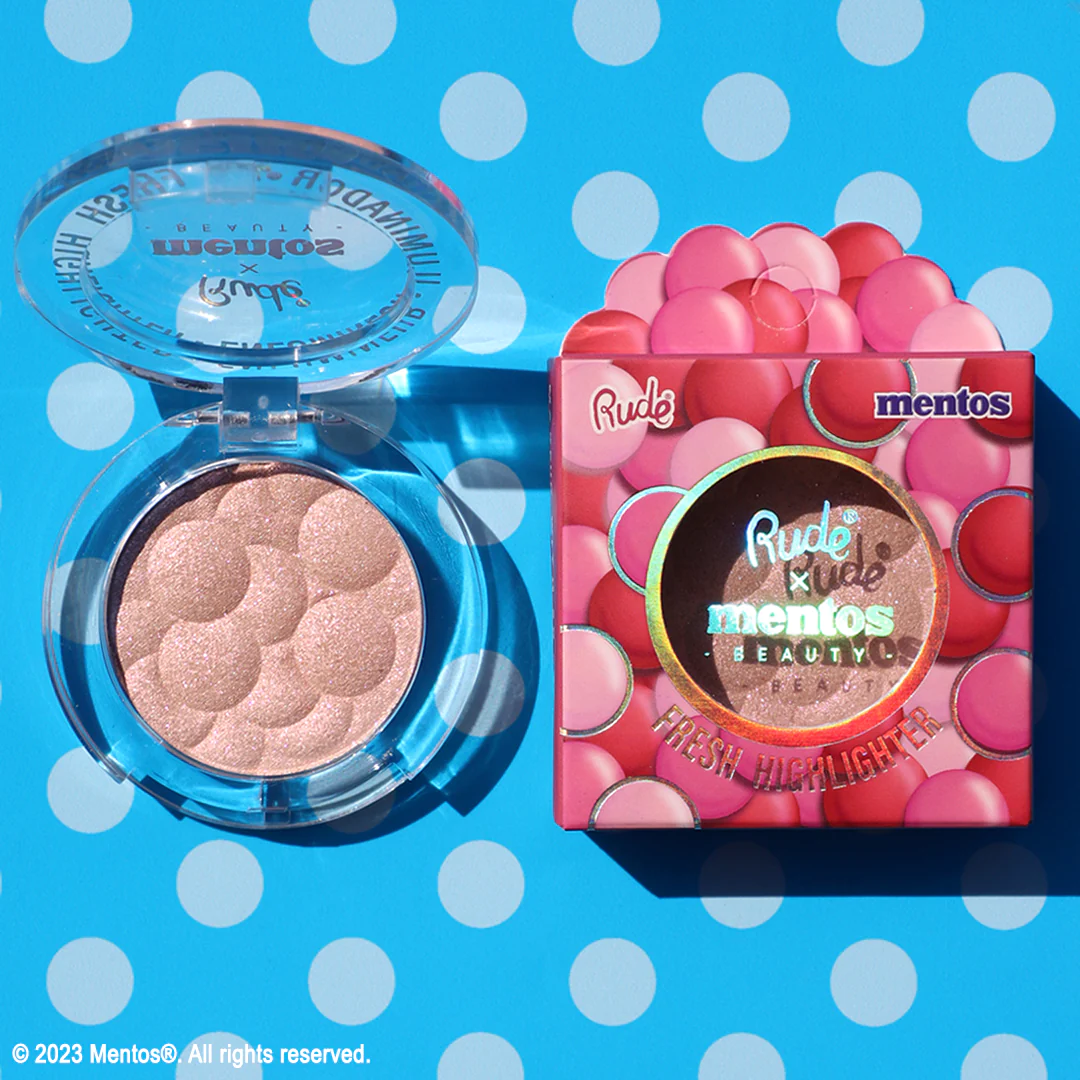 Fresh Highlighter Mentos x Rude Cosmetics