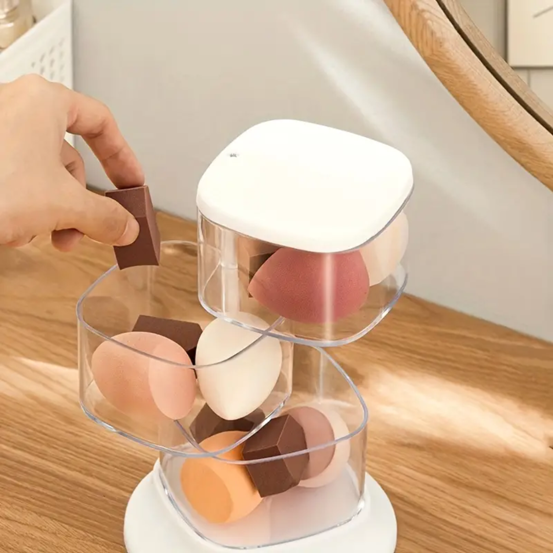 Contenedor de Esponjas de Maquillaje