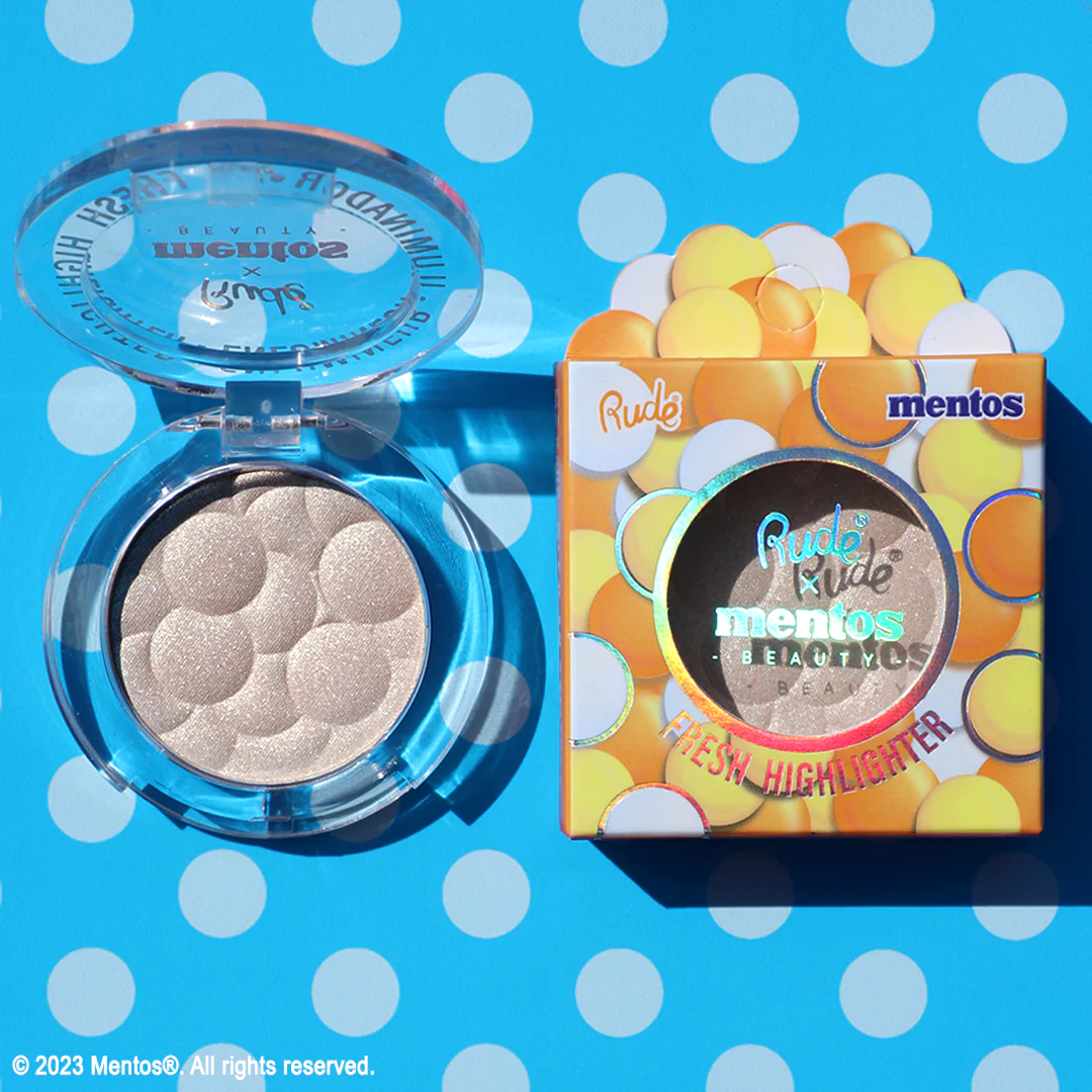 Fresh Highlighter Mentos x Rude Cosmetics