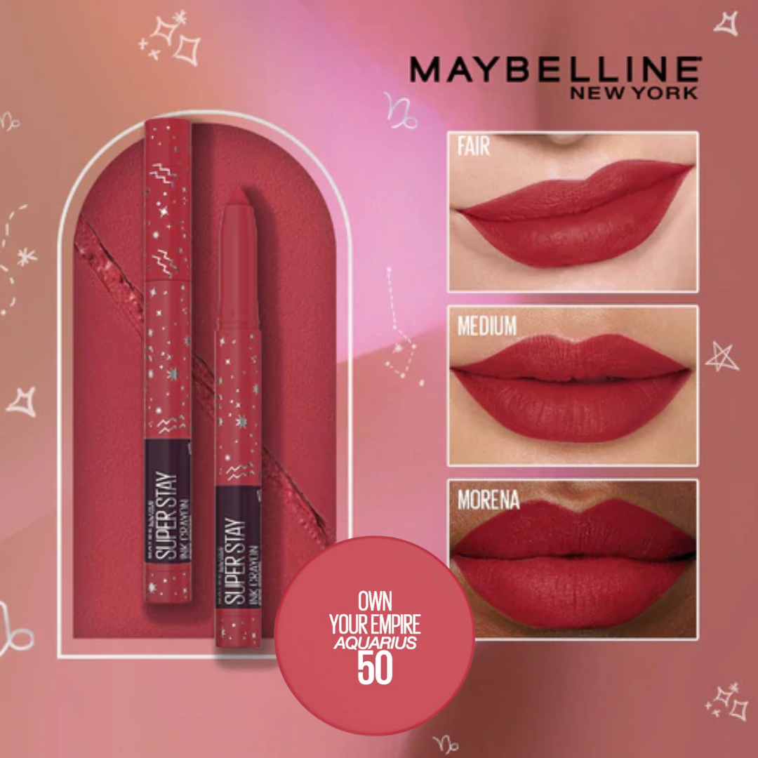SuperStay Ink Crayon Zodiac Maybelline
