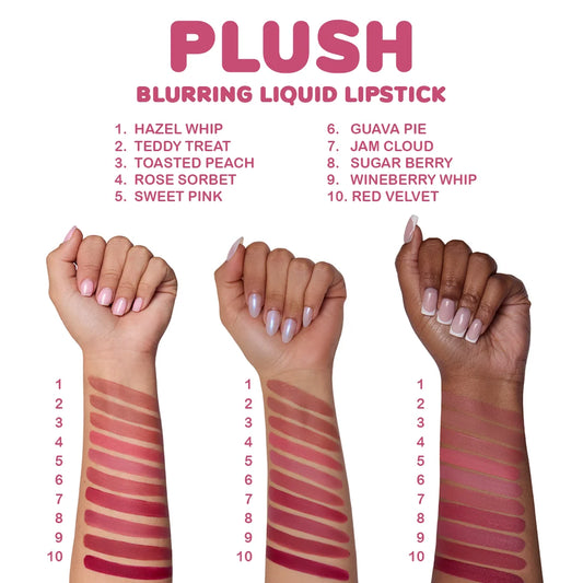 Labial Líquido - Full Plush Blurring Liquid Lipstick Beauty Creations