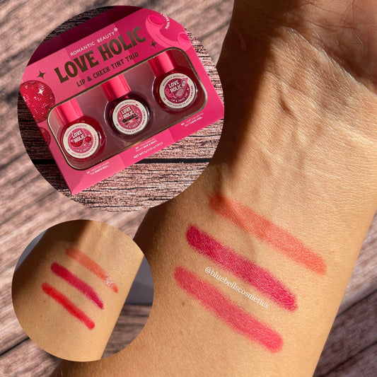 Love Holic Lip & Cheek Tint Trio - Romantic Beauty