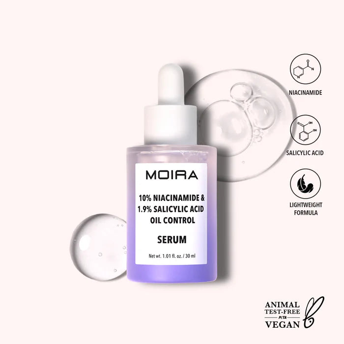 10% Niacinamide & 1.9% Salicylic Acid Oil Control Serum Moira
