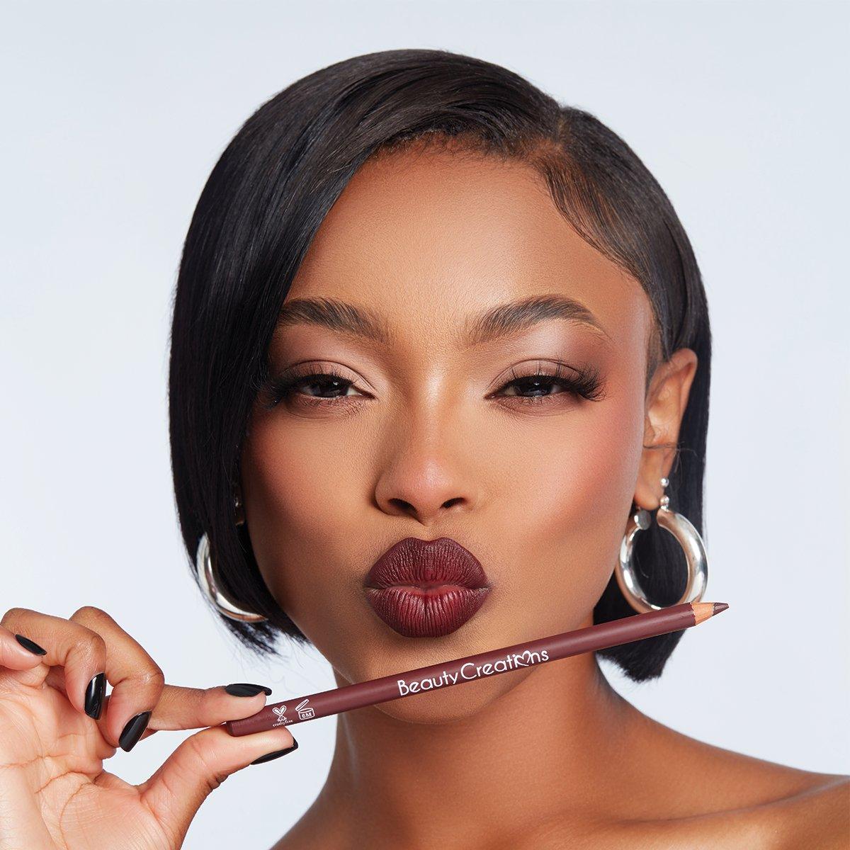 Set Delineadores de Labios - Wooden Lip Pencil Set Beauty Creations