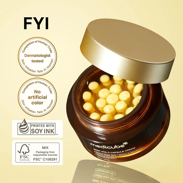 Crema con cápsulas de Vitamina C - Medicube - Deep Vita C Capsule Cream [55g]