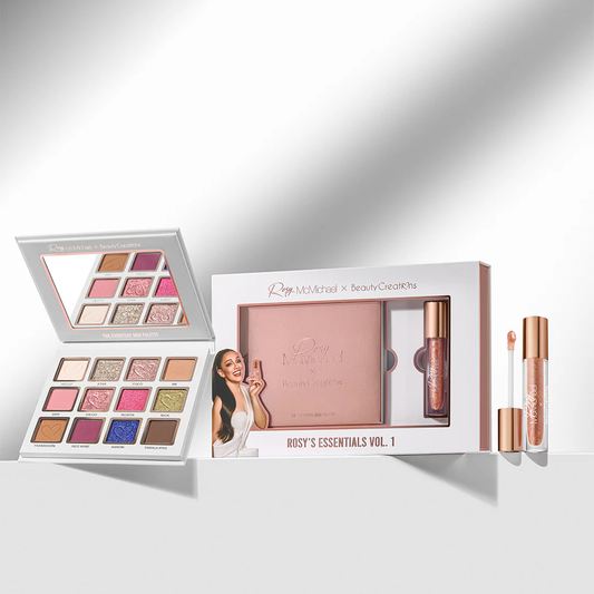 SET - Rosy McMichael X Beauty Creations - Discover Rosy's Vol. 1 Essential Palette & Gloss