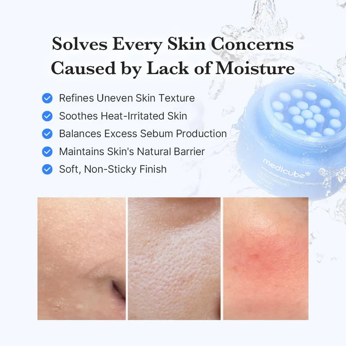 Crema con cápsulas de Ácido Hialurónico - Medicube - Hyaluronic Moisturizing Capsule Cream [55g]