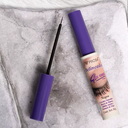 Delineador de Ojos Líquido 4 En 1 color Negro Prosa