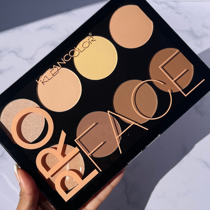 Pro Face Highlight & Contour Palette Kleancolor