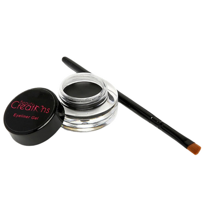 Gel Eyeliner Long Lasting Waterproof Black Beauty Creations