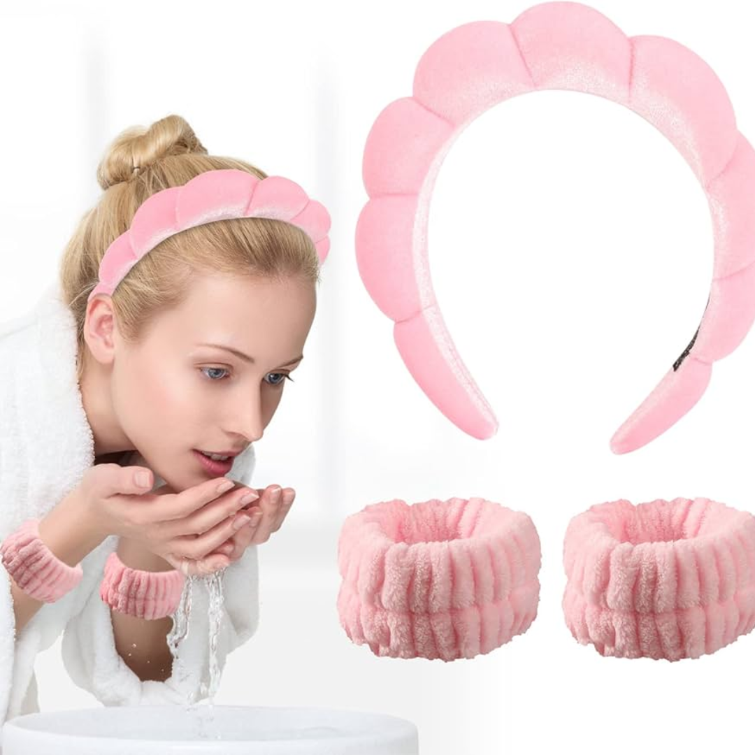 Sets Diadema y Muñequera de Spa Simply Bella