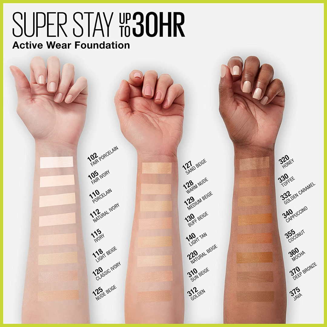 Super Stay Active Wear 30H Maybelline