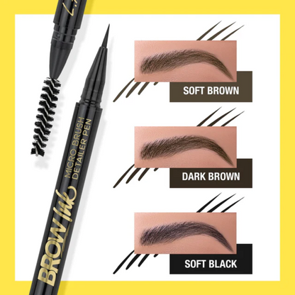 Brow Ink Micro Brush Detailer Pen LA Girl