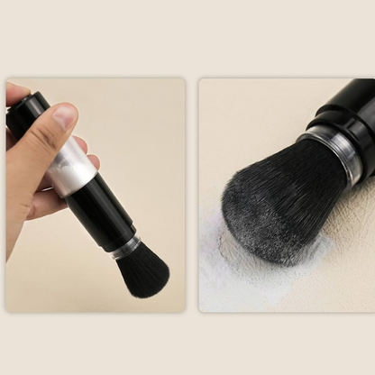 Brocha mágica para aplicar polvo sueltos