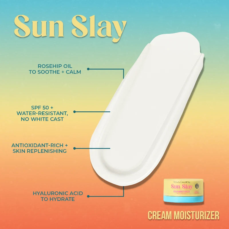 Crema hidratante con SPF 50 - Sun Slay Cream Moisturizer - Beauty Creations