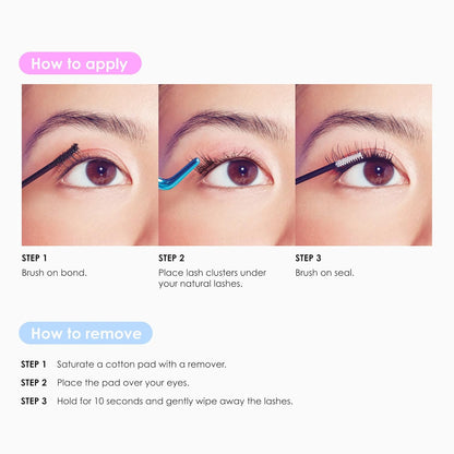 Pegamento para extensiones de pestañas - KISS Falscara DIY Eyelash Extension Bond & Seal