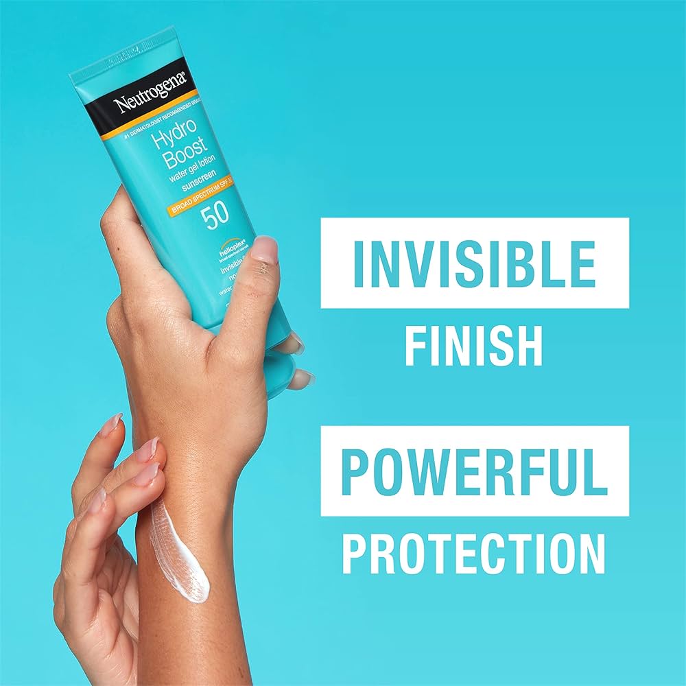 Hydro Boost Moisturizing Sunscreen Water Gel Lotion, SPF 50 Neutrogena