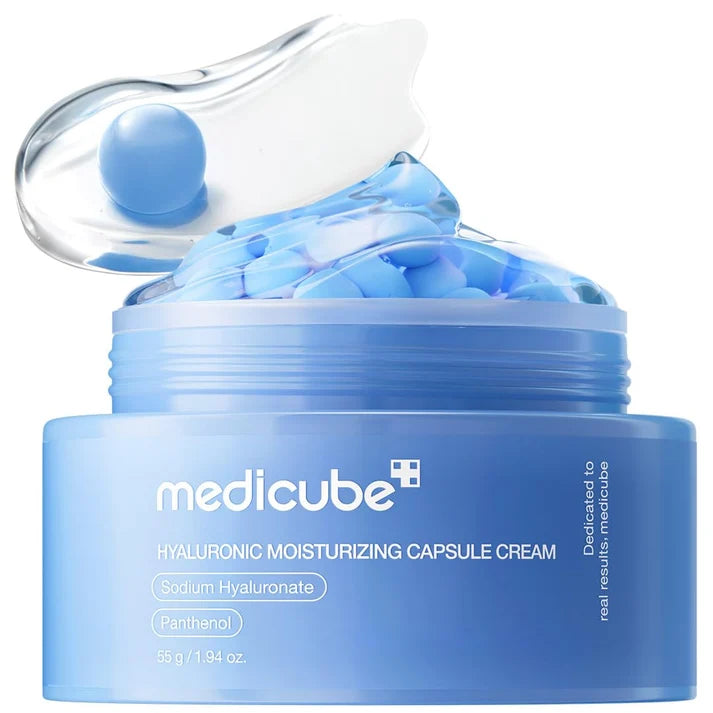 Crema con cápsulas de Ácido Hialurónico - Medicube - Hyaluronic Moisturizing Capsule Cream [55g]