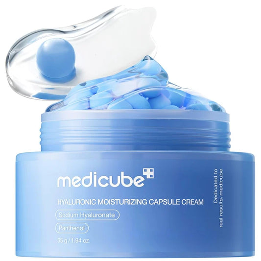 Crema con cápsulas de Ácido Hialurónico - Medicube - Hyaluronic Moisturizing Capsule Cream [55g]