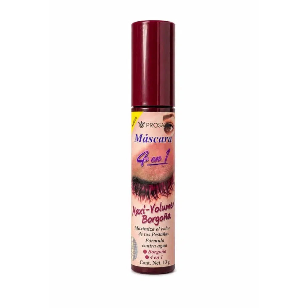 Mascara de Pestañas color Borgoña - Maxi Volumen -  Prosa