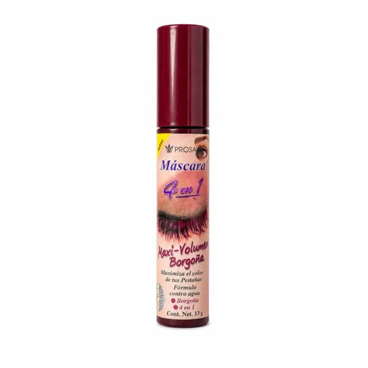 Mascara de Pestañas color Borgoña - Maxi Volumen -  Prosa