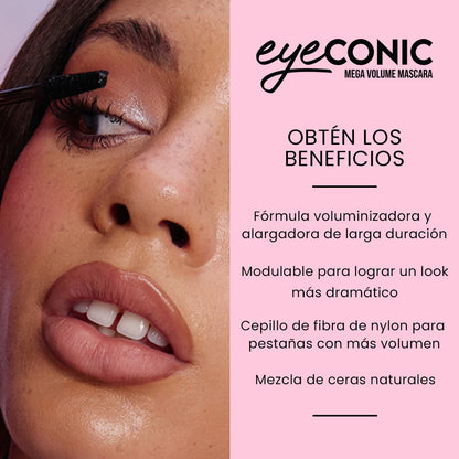 Mascara - Mega Volumen Eyeconic Beauty Creations