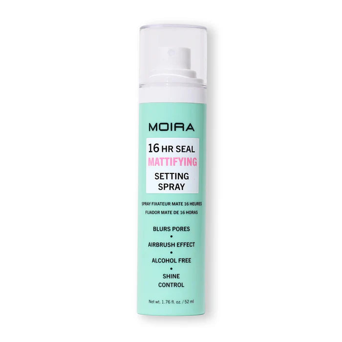 Spray fijador matificante - 16HR Seal Mattifying Setting Spray Moira