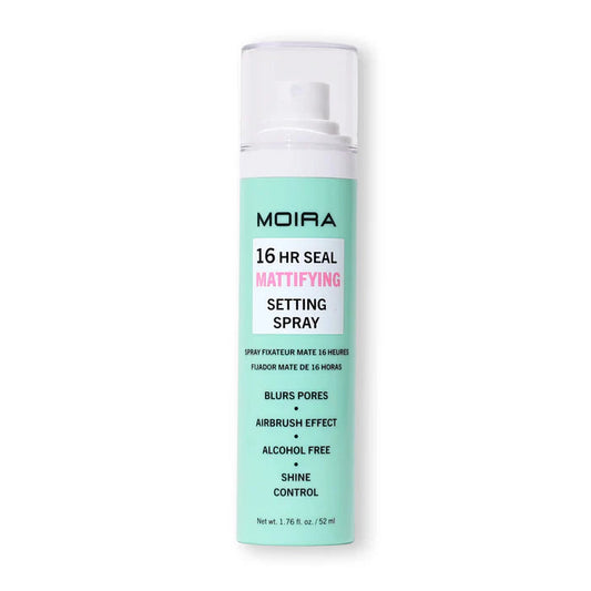 Spray fijador matificante - 16HR Seal Mattifying Setting Spray Moira