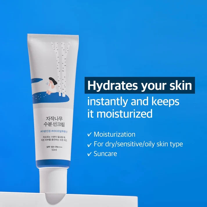 Protector solar hidratante - ROUND LAB - Birch Juice Moisturizing Sunscreen [50ml]