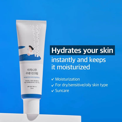 Protector solar hidratante - ROUND LAB - Birch Juice Moisturizing Sunscreen [50ml]