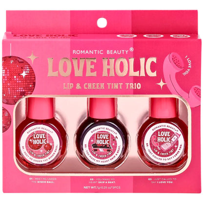 Love Holic Lip & Cheek Tint Trio - Romantic Beauty