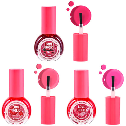 Love Holic Lip & Cheek Tint Trio - Romantic Beauty