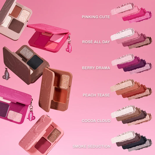 Paleta de sombras 4 colores - Plush 4 Color Palette Beauty Creations