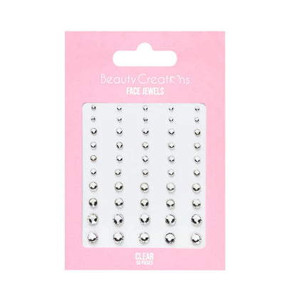 Piedritas Autoadhesivas - Face Jewels Clear Beauty Creations