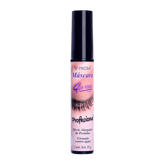 Mascara de Pestañas Profesional 4 en 1 Negra Prosa